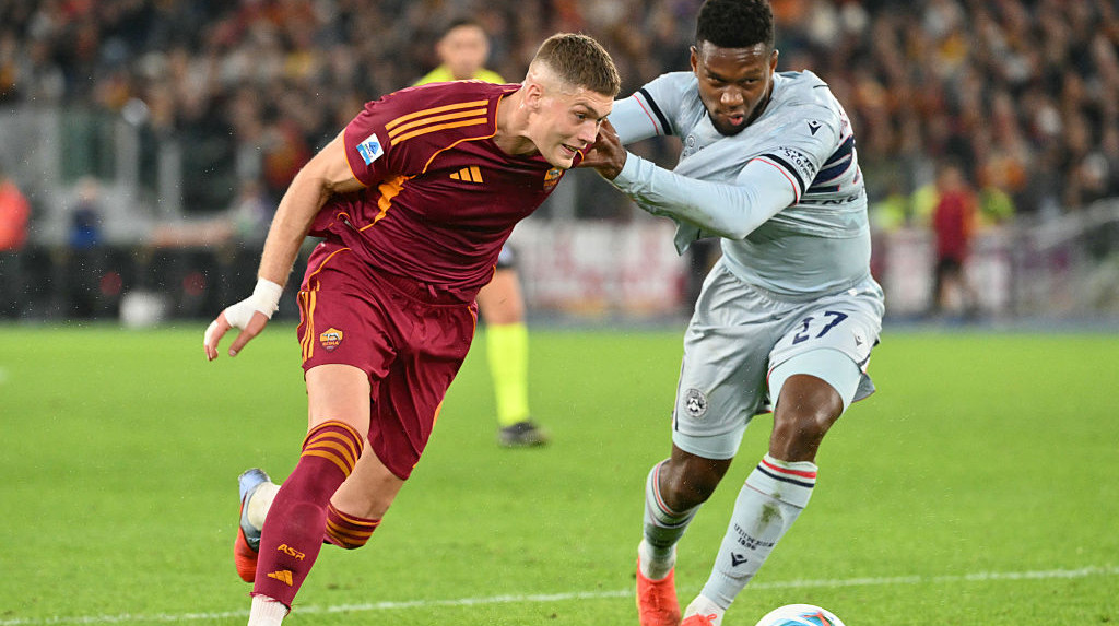 Довбик травмувався у матчі проти Удінезе та був замінений у 1-му таймі