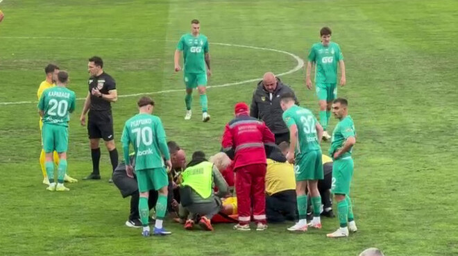 Гравець Буковини знепритомнів під час матчу з Динамо в Кубку України: його доставили до лікарні