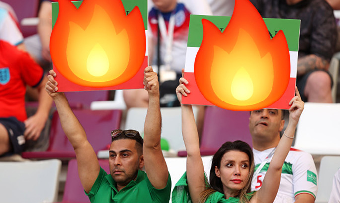Уболівальники збірної Ірану провели поодинокий протест на трибунах під час матчу чемпіонату світу