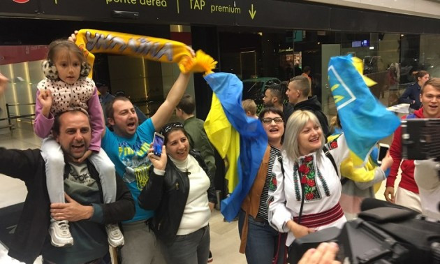 Очима вболівальників: неймовірна підтримка збірної України в Португалії
