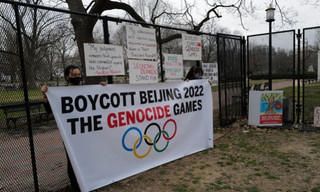 В Афінах відбулася акція протесту проти проведення Олімпійських ігор-2022 у Пекіні