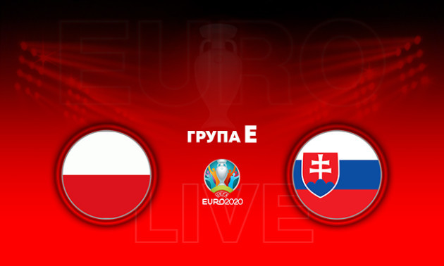 Євро-2020. Польща - Словаччина онлайн-трансляція матчу в групі E. LIVE