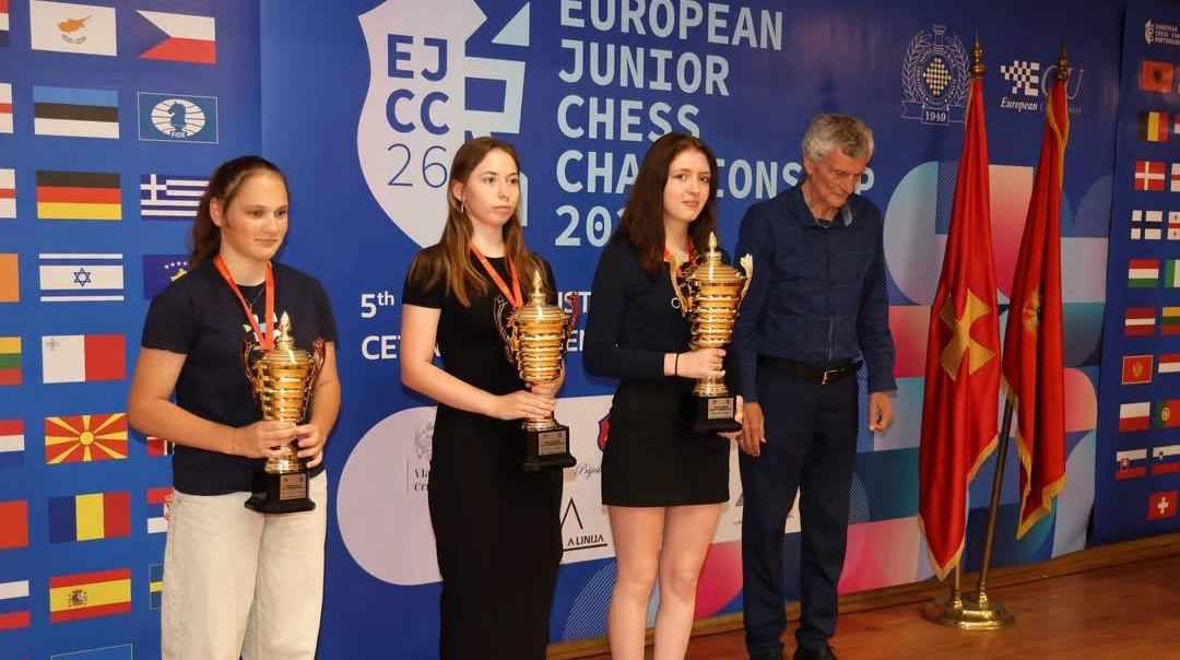 Скарабчук здобула срібну медаль чемпіонату Європи з шахів U-20