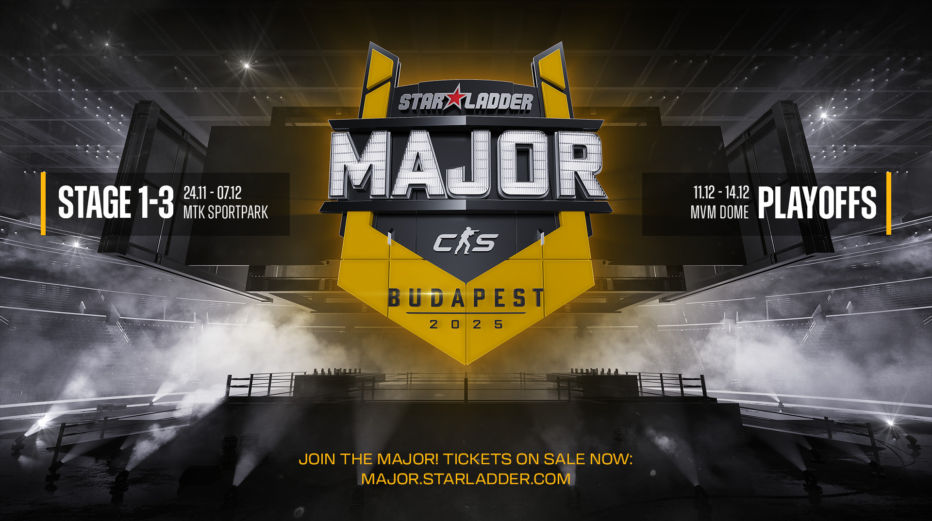 Major з CS2 в Будапешті від StarLadder