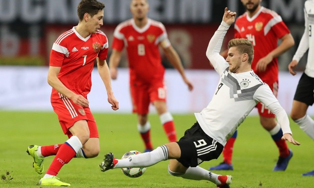 Німеччина розтрощила Росію у товариському матчі