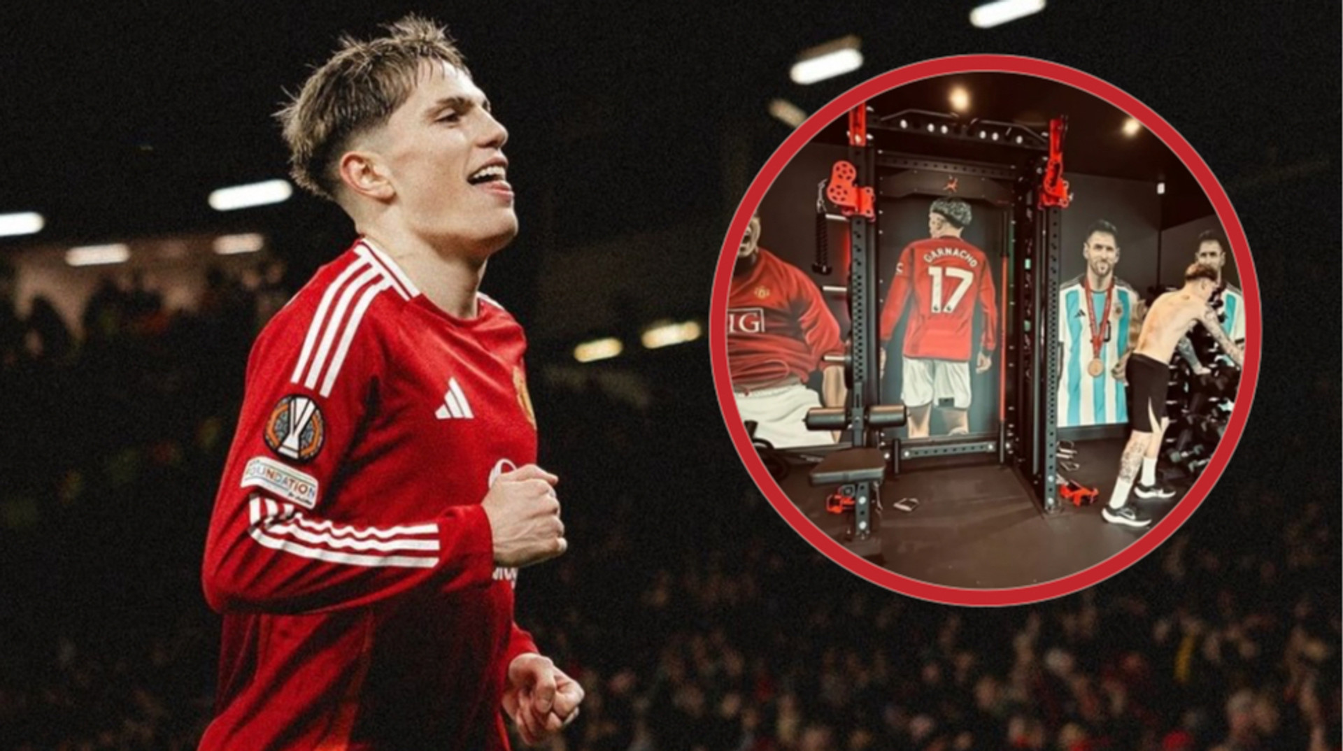 Муралы с Месси и Роналду: звезда Манчестер Юнайтед показал, как обустроил спортзал