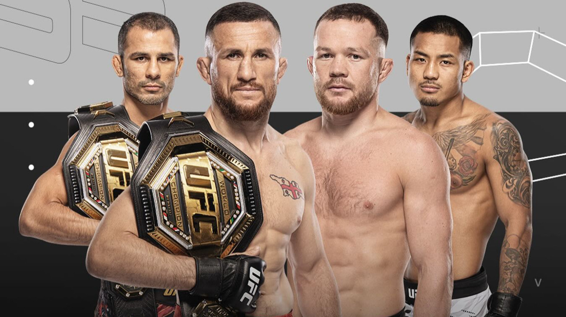 Титульный реванш Двалишвили и Яна, Пантожа будет защищать пояс против Вана: анонс UFC 323