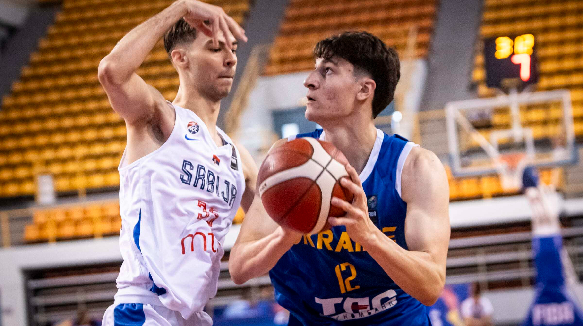 Сборная Украины уступила Сербии в плей-офф Евробаскета U-20