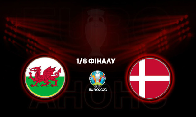 Вельс - Данія: анонс і прогноз на матч 1/8 фіналу чемпіонату Європи
