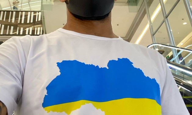 Колишній бразильський футболіст Дніпра вчергове підтримав Україну