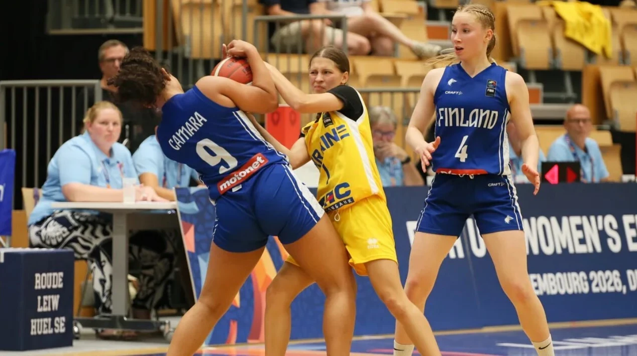 Жіноча збірна України U-16 зазнала поразки від Фінляндії на Євробаскеті-2026