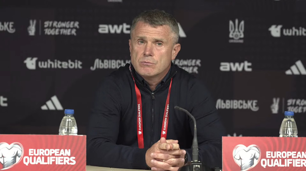 Україна – Албанія. Онлайн-трансляція передматчевої пресконференції Реброва