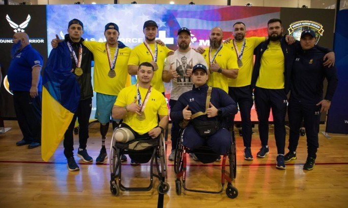 Збірна України завоювала 34 медалі на турнірі серед ветеранів війни в США