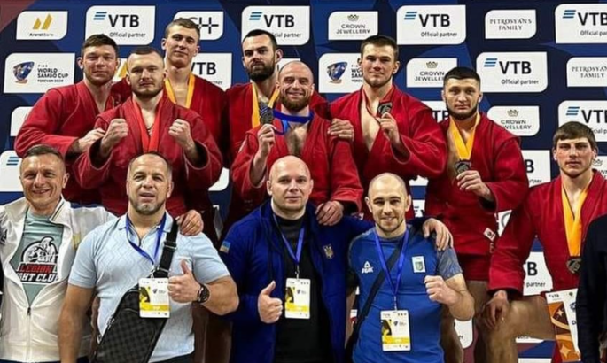 22 нагороди здобула Україна на Кубку світу з боротьби самбо