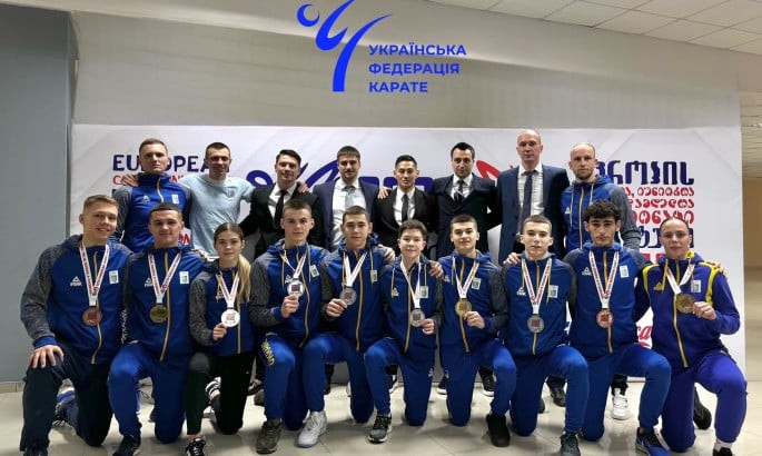 Збірна України завоювала 10 медалей на молодіжному чемпіонаті Європи з карате