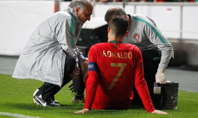 Роналду отримав травму в матчі проти Сербії