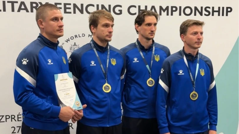 Українські шпажисти вибороли золото чемпіонату світу серед військовослужбовців