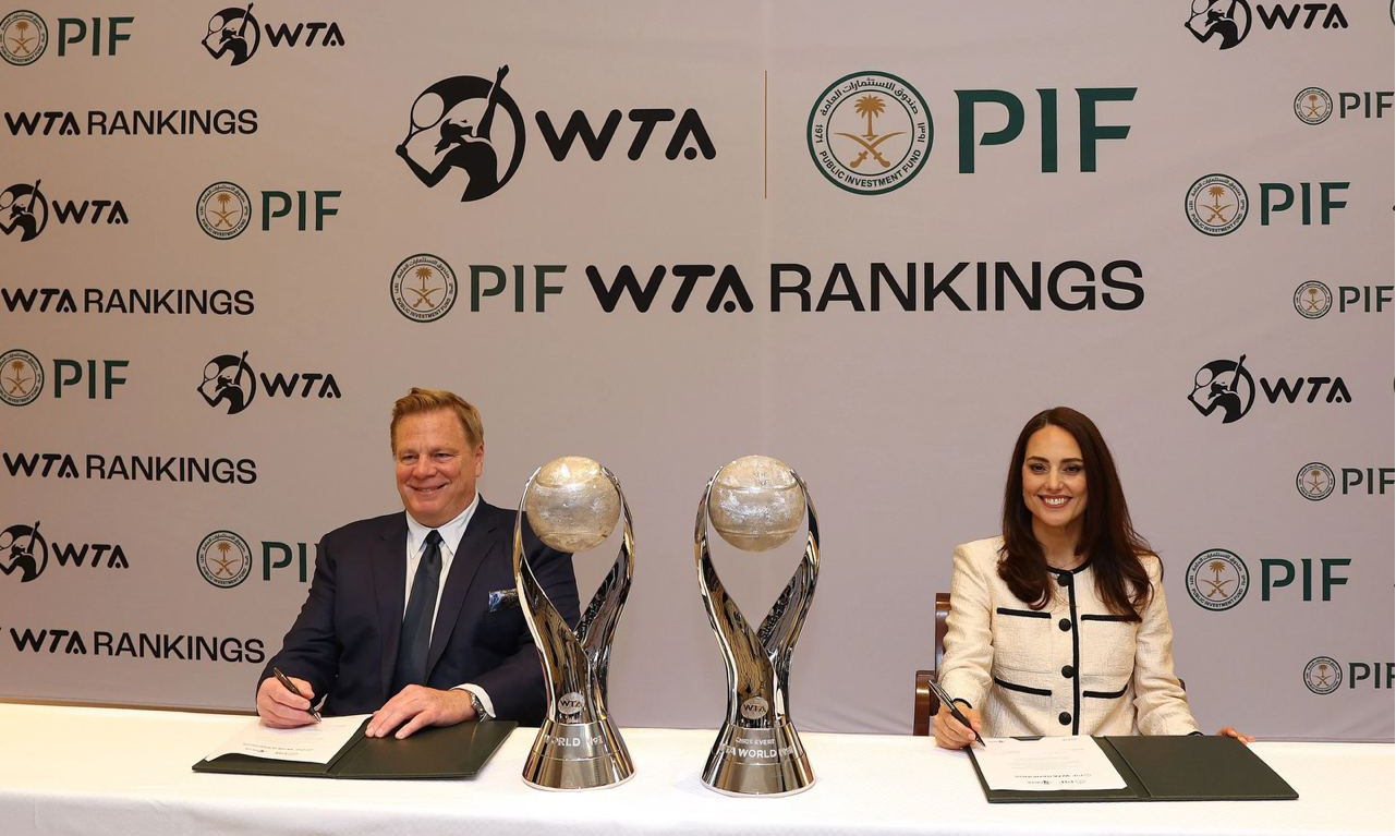 Перший партнер в історії: WTA співпрацюватиме із Суверенним фондом Саудівської Аравії