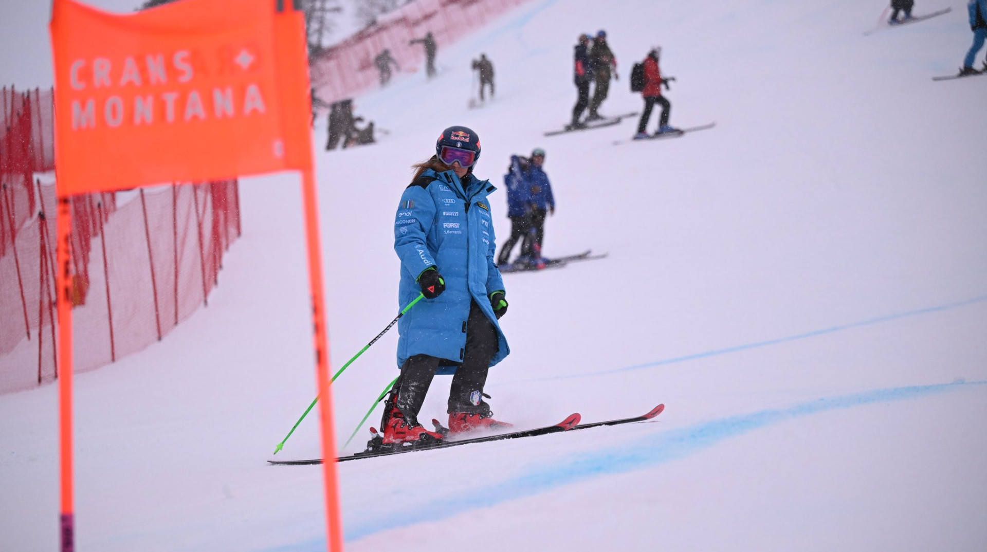 Швидкісний спуск у Кранс Монтані скасували після важкого падіння Вонн