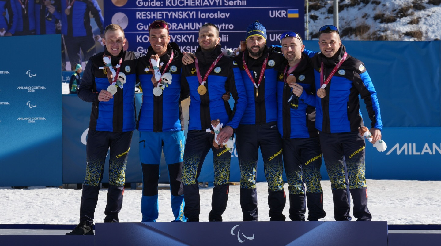 Україна опустилася на друге місце в медальному заліку Паралімпіади-2026