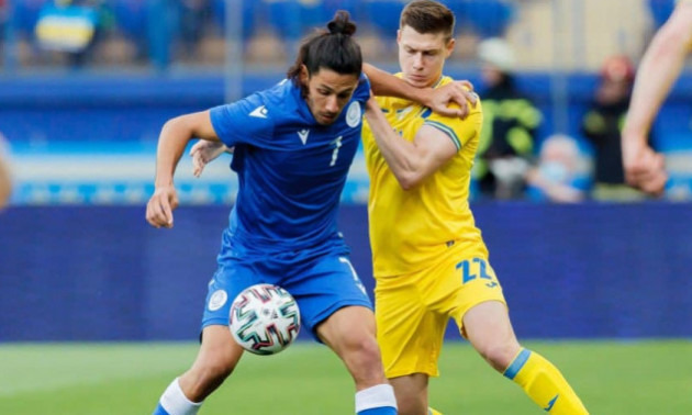 Збірна України знищила Кіпр у контрольному матчі