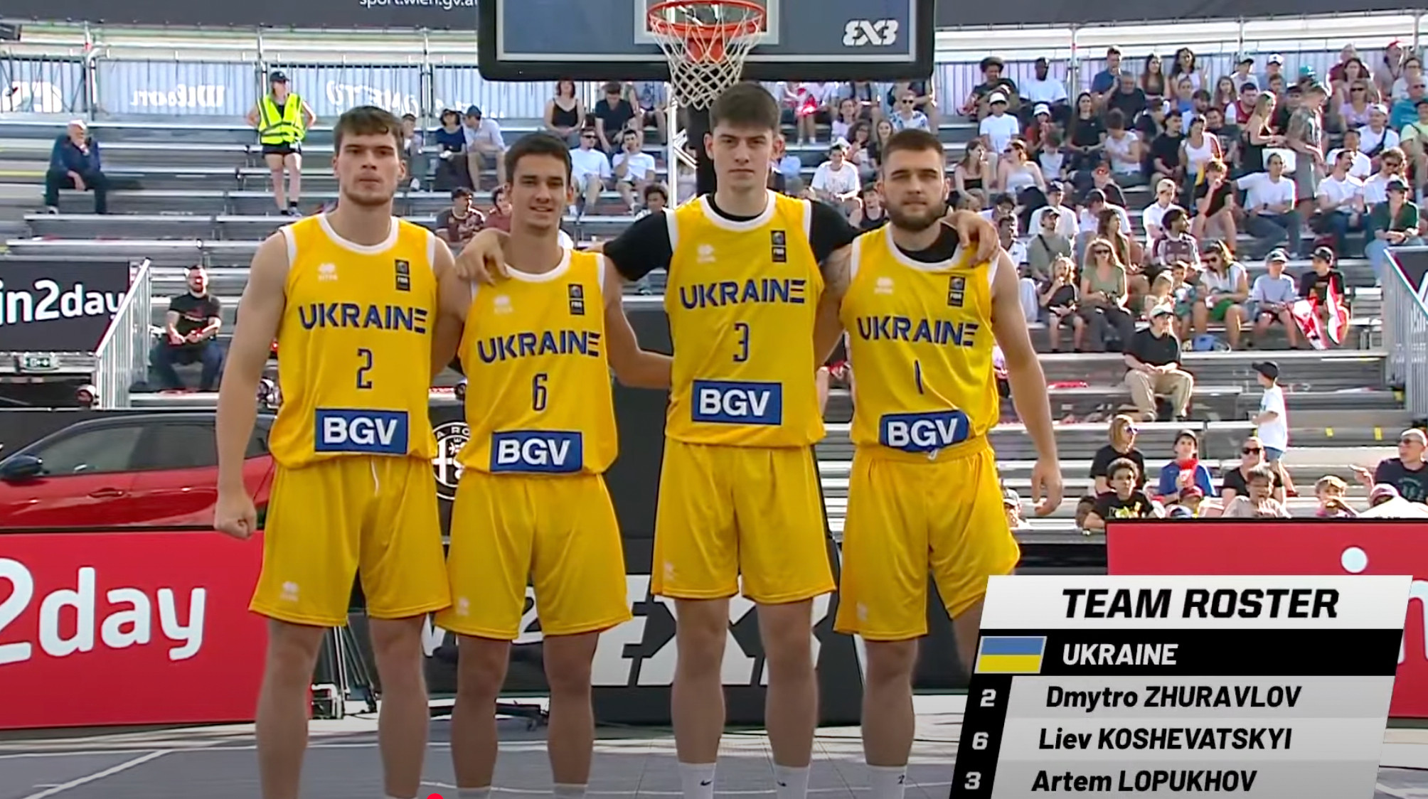 Ліга націй 3х3: чоловіча збірна України вийшла у фінал першого стопу