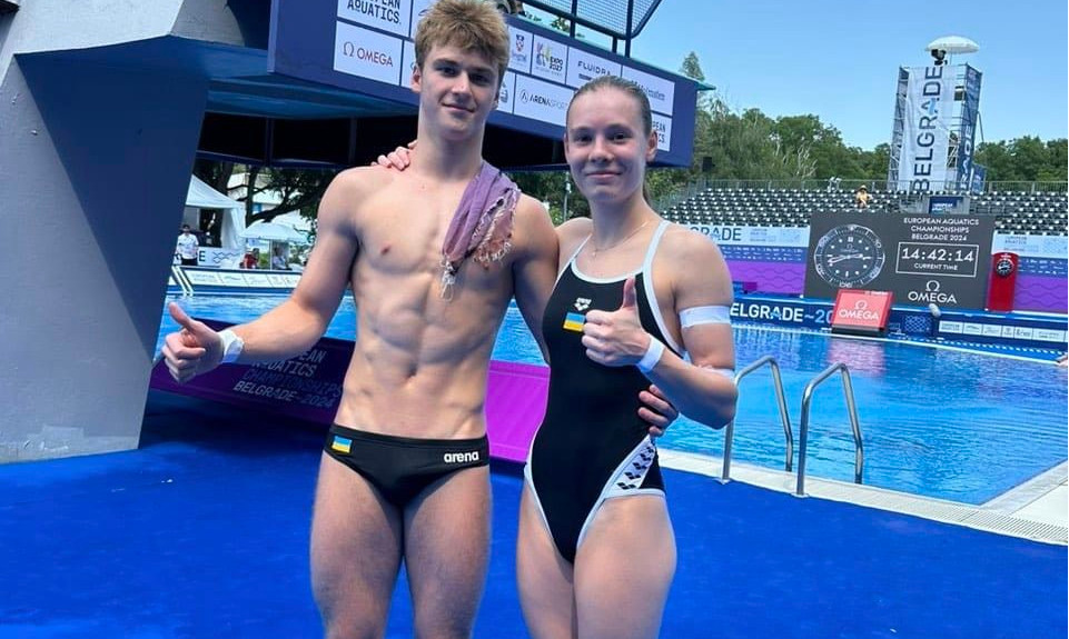 Байло та Барсуков здобули бронзу на чемпіонаті Європи зі стрибків у воду
