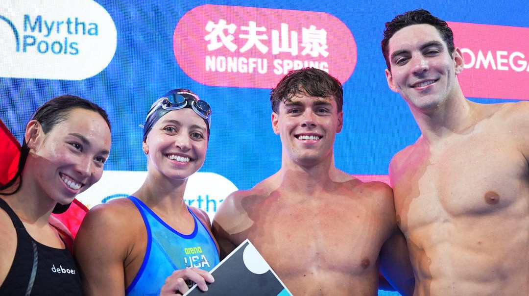 Сборная США с мировым рекордом выиграла золото в смешанной эстафете на ЧМ-2025