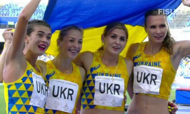 Українські легкоатлетки завоювали золото на Універсіаді