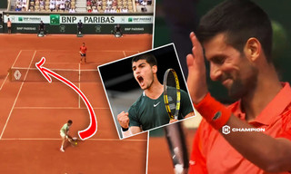 Алькарас змусив Джоковича аплодувати йому: відео фантастичного удару в півфіналі Roland Garros