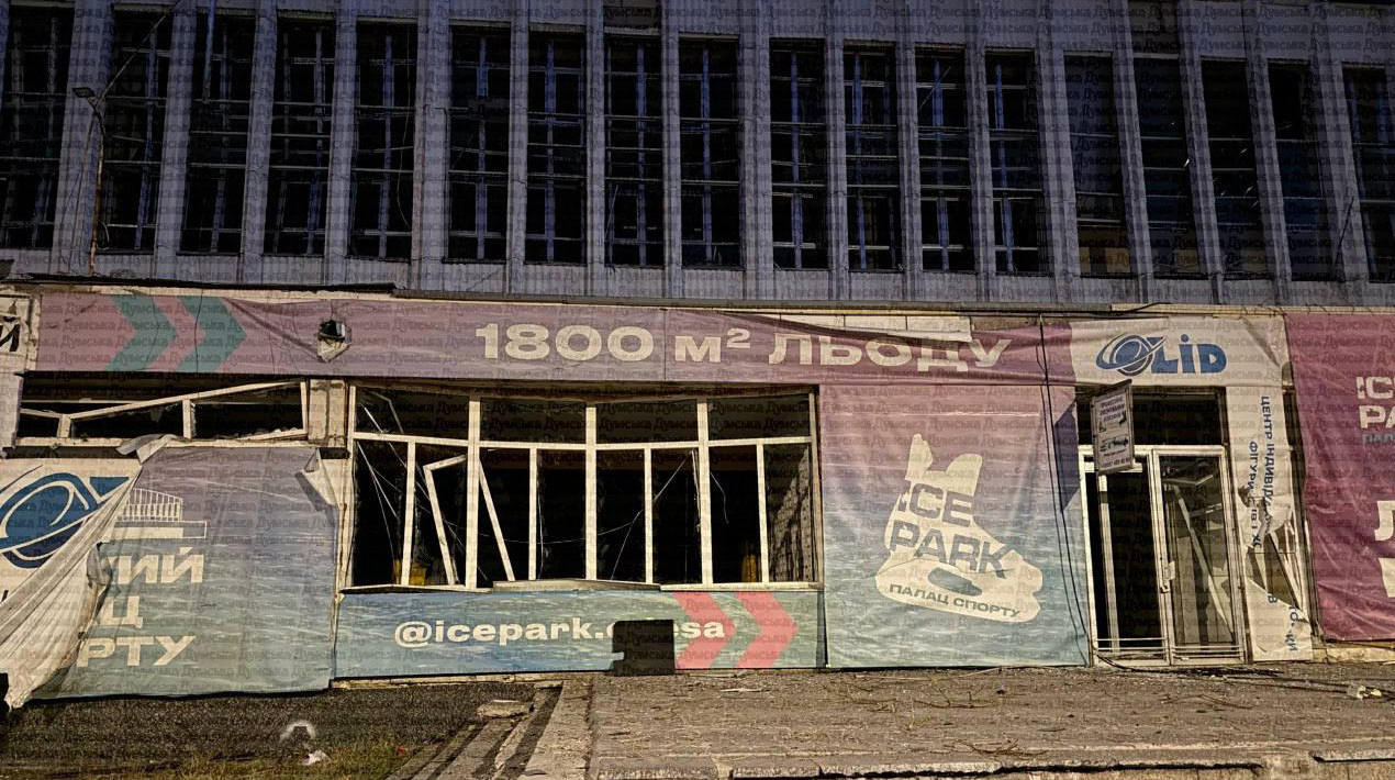 В Одесі через російську атаку пошкоджено Палац спорту