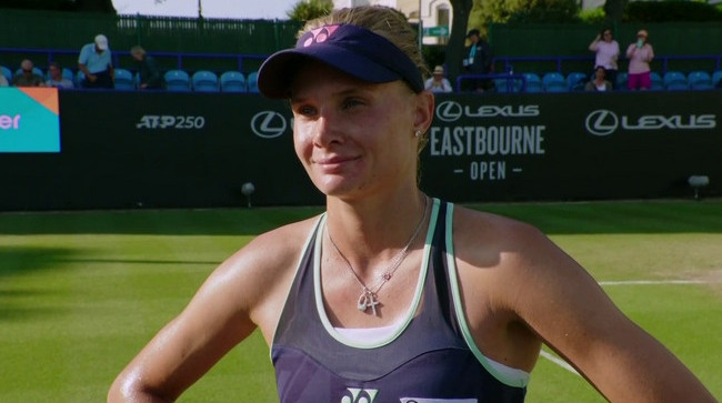 Ястремська – про перемогу над Джонс в Істборні: Я вперше в житті виконала подачу з руки
