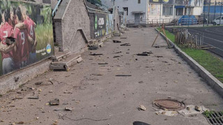 У Києві від атак ворога постраждав стадіон Спартак