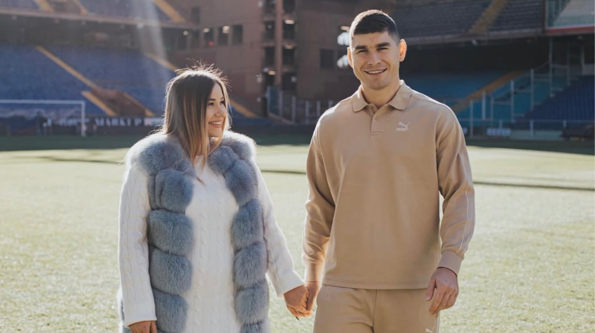 Дружина Малиновського мило прокоментувала гол Руслана за збірну України