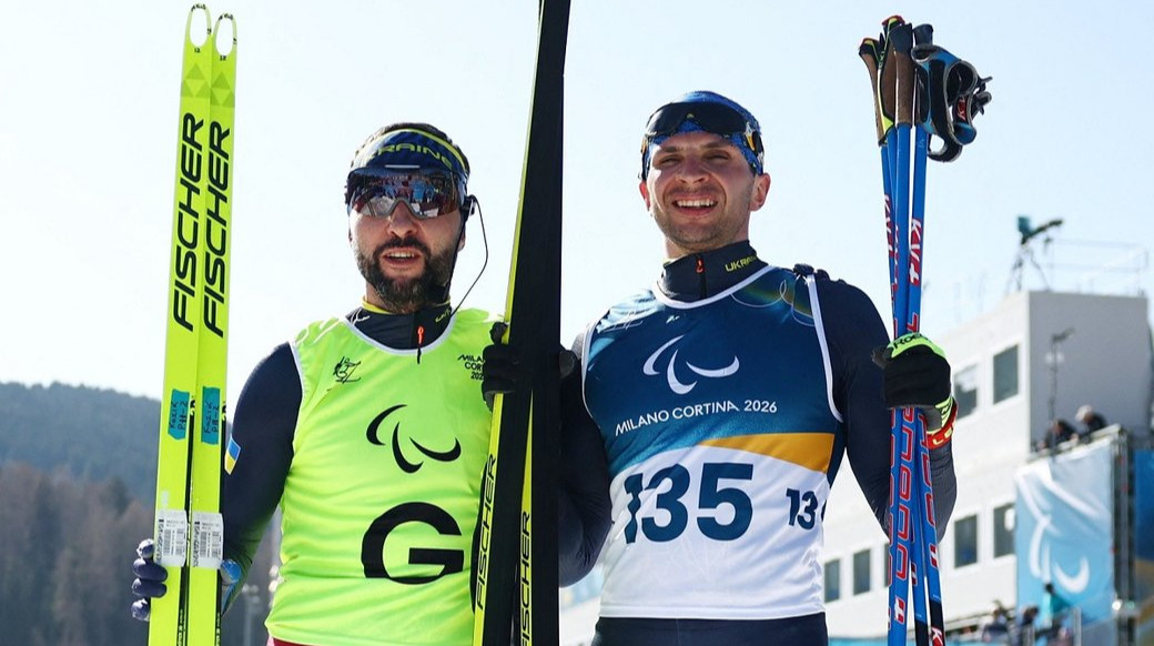 Україна здобула подвійний подіум у спринт-персьюті Паралімпіади-2026
