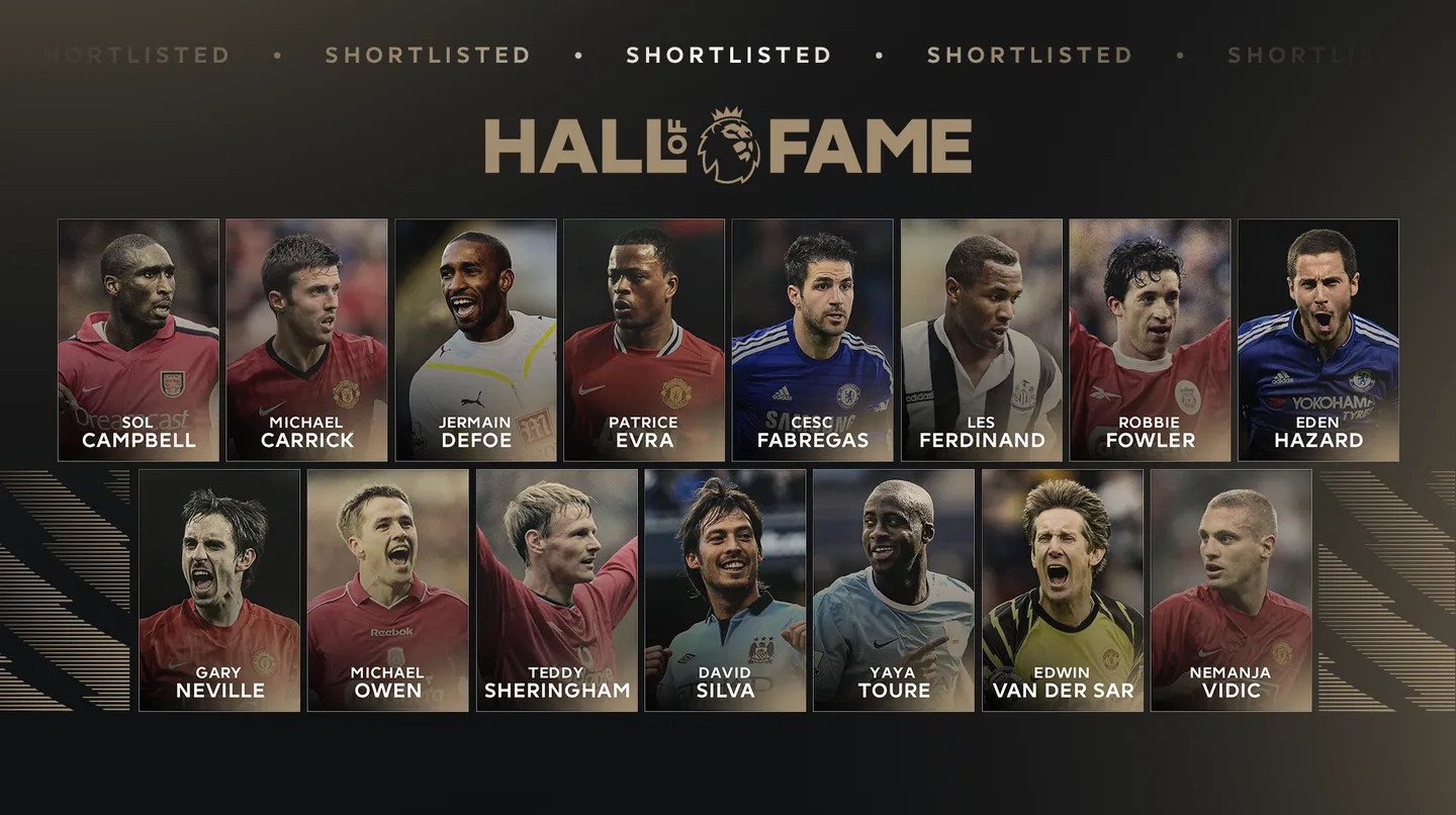 Фабрегас, Азар, Оуен та інші: АПЛ назвала кандидатів до Зали слави