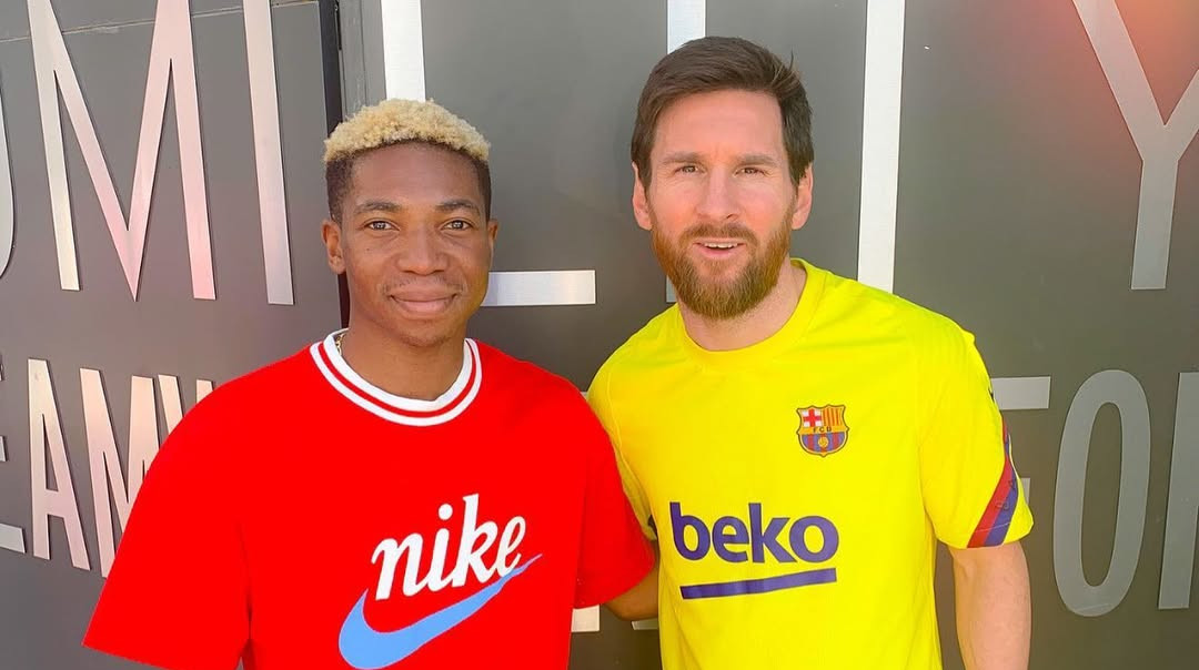 Ламіша Мусонда та Ліонель Мессі