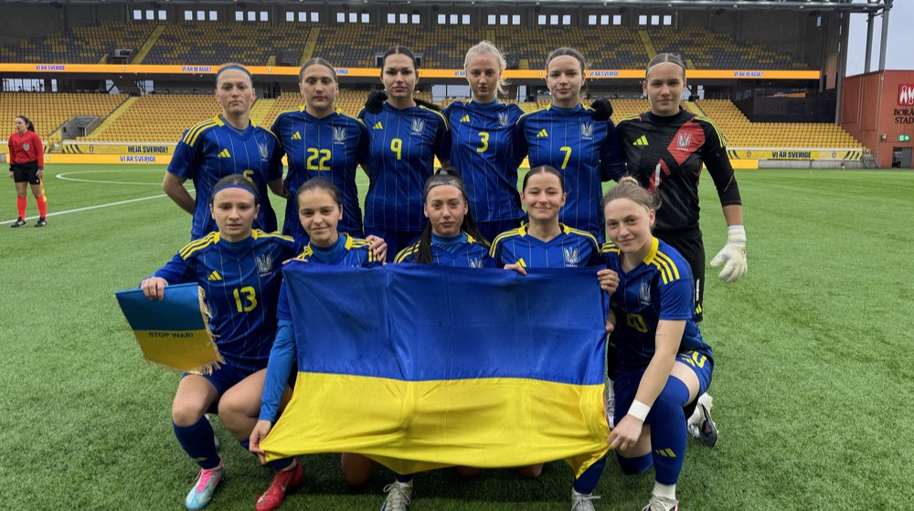 Молодіжна жіноча збірна України мінімально поступилась Швеції у відборі на Євро-2026