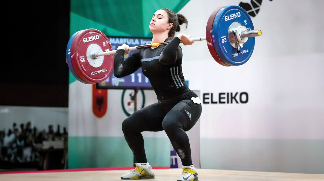 🥈Домбровська стала срібною призеркою чемпіонату Європи з важкої атлетики