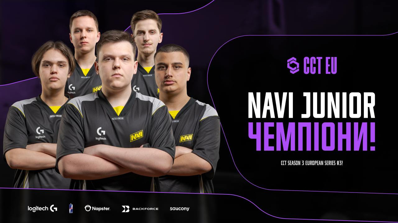 Третя перемога поспіль: українська команда NAVI Junior стала чемпіоном CCT Season 3 European Series 3