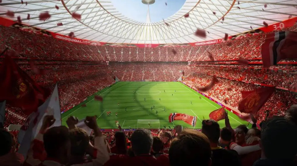 Манчестер Юнайтед рассматривает возможность продажи лицензий на новом стадионе.