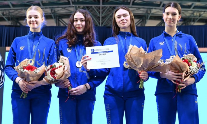 Збірна України виграла юнацький чемпіонат Європи з фехтування