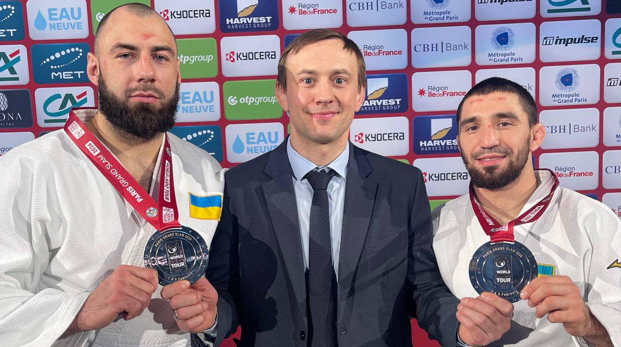 Українські дзюдоїсти здобули дві медалі на Paris Grand Slam 2026