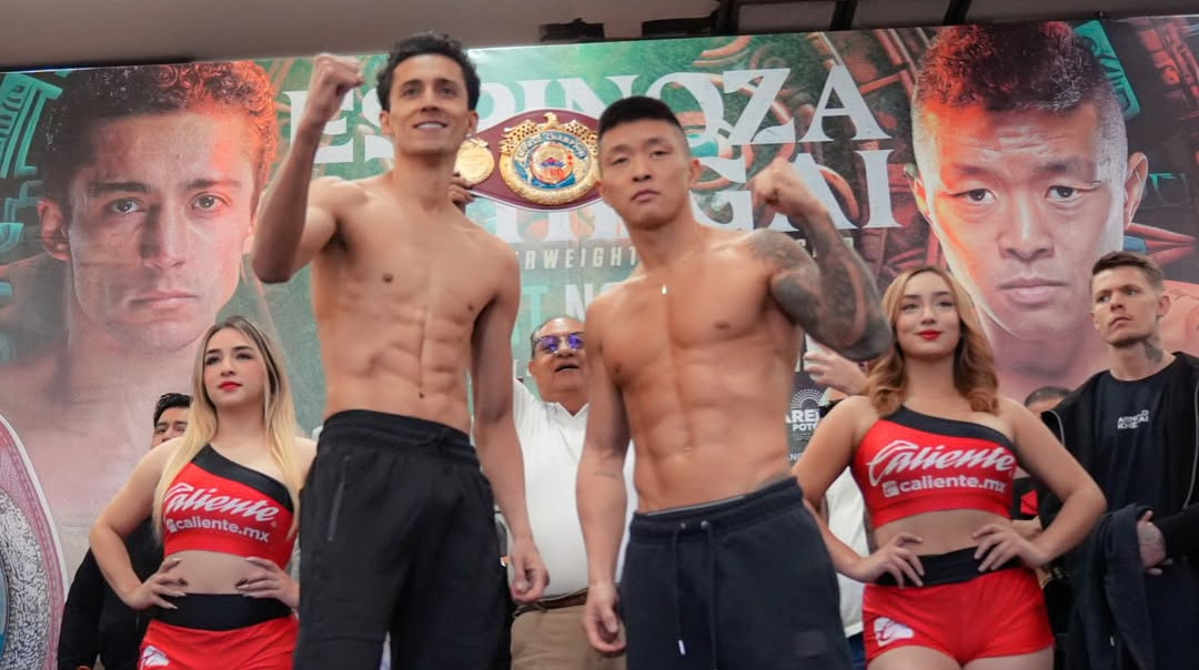 Хегай и Эспиноса показали одинаковый вес перед боем