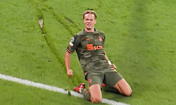 Мудрик забив третій гол Шахтаря у ворота Лейпцига