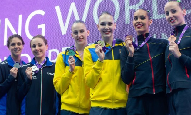 Українські синхроністки завоювали три золота у Світовій серії FINA