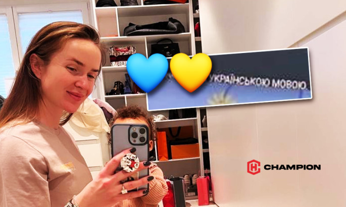 Фото дня: Світоліна привчає свою 1-річну донечку до української мови