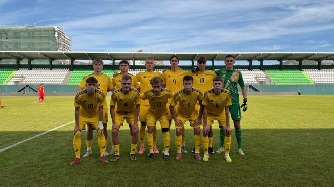 Юношеская сборная Украины разгромила Словакию и с 1-го места вышла во второй раунд отбора на Евро-2026