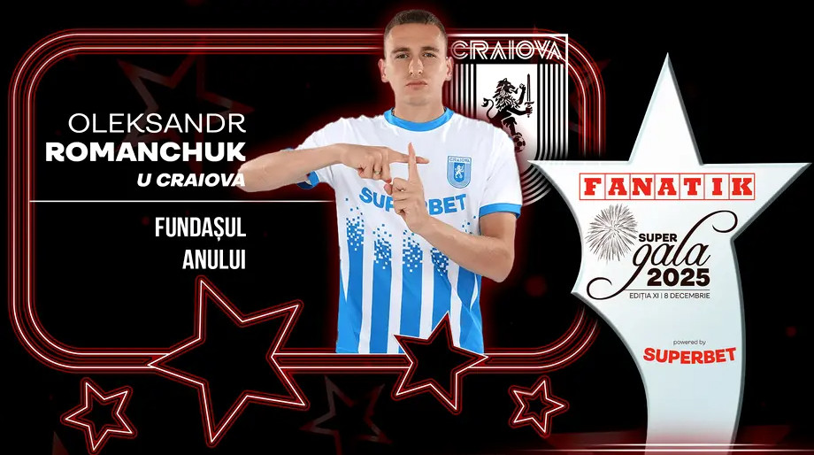 Український футболіст отримав престижну премію за виступи в чемпіонаті Румунії. У промові він згадав ЗСУ