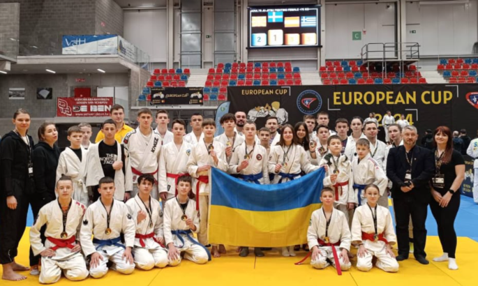 Українці завоювали 15 медалей на Кубку Європи з джиу-джитсу